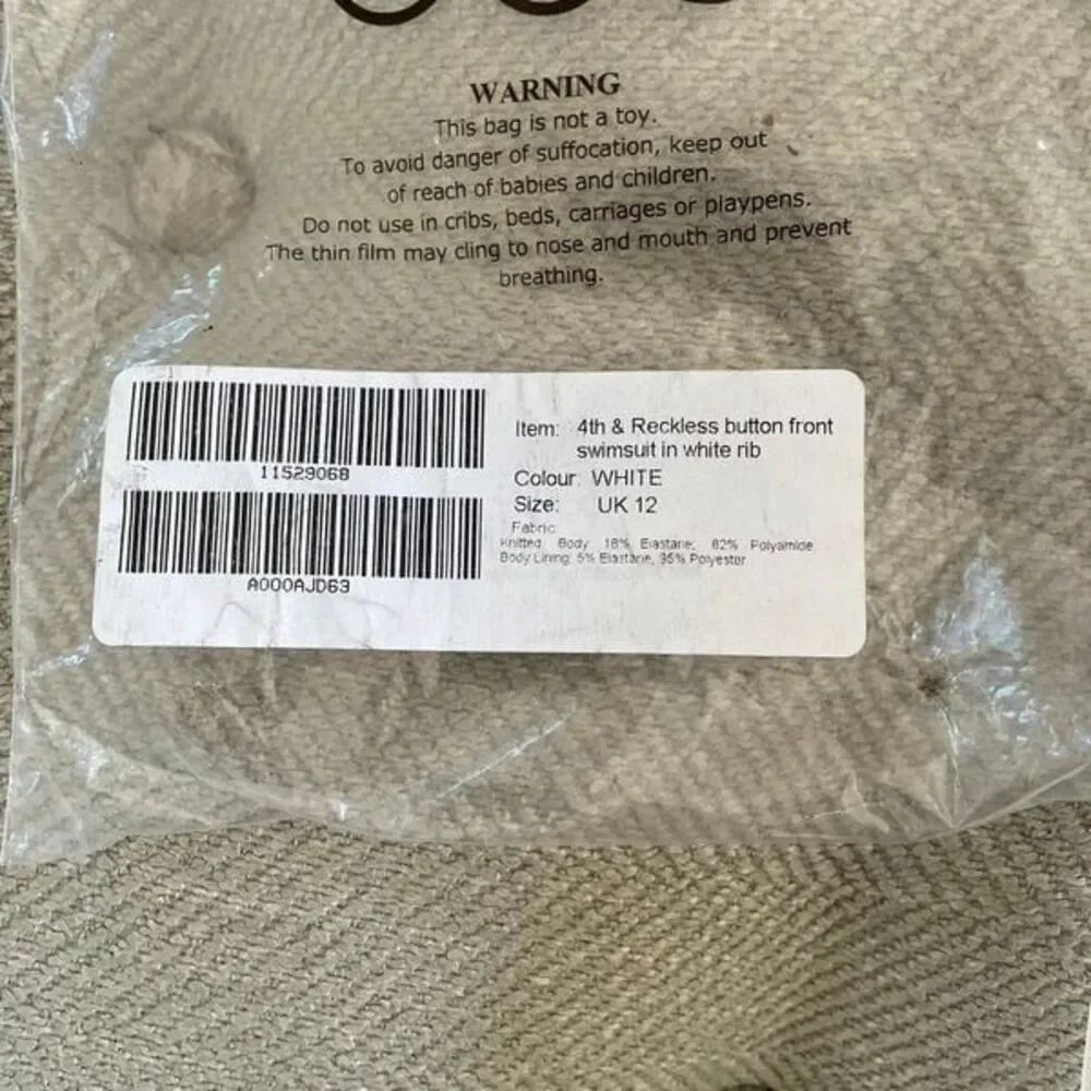 NWT 4th + Reckless Ruby 1 piece swimsuit M 8